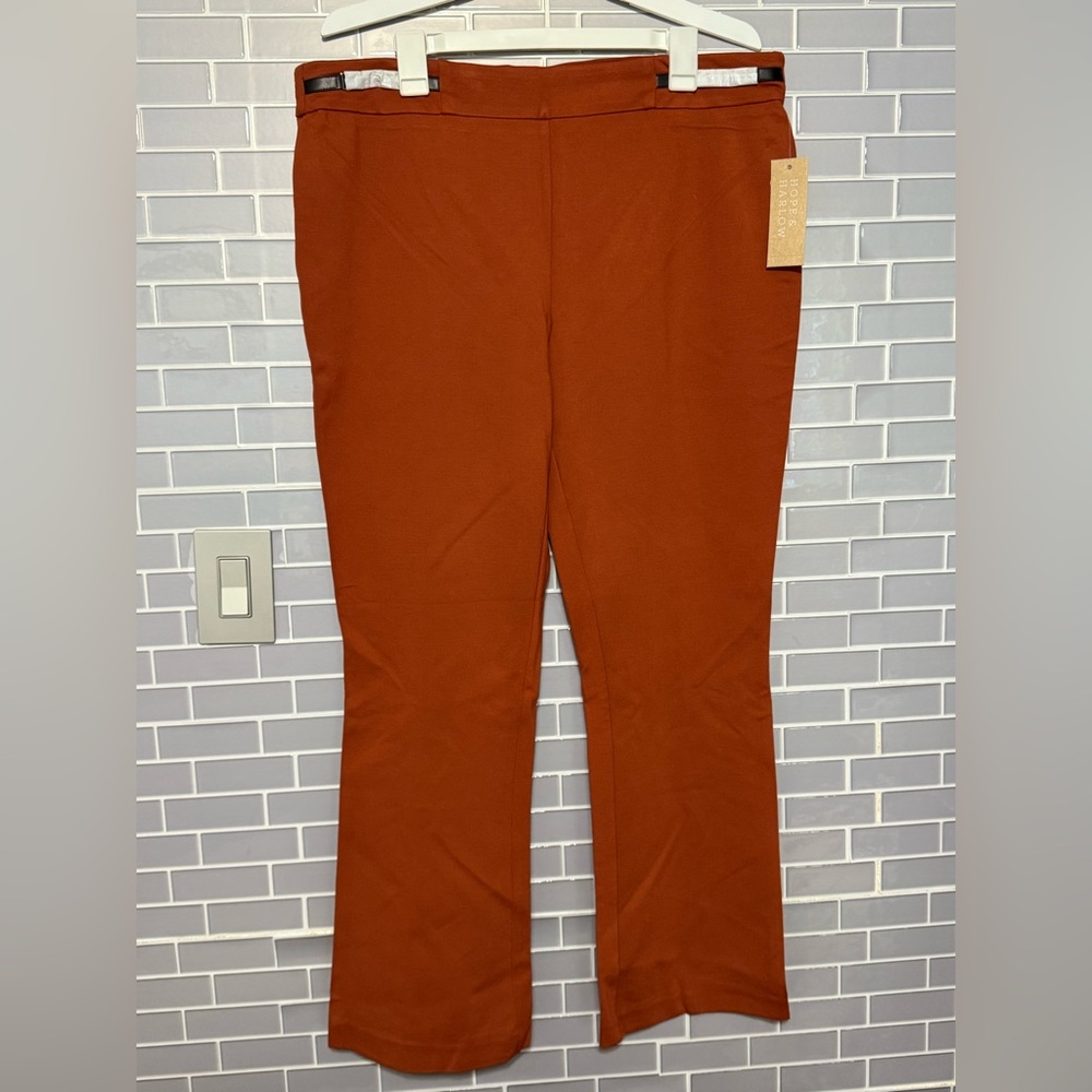 Hope & Harlow Women’s Pants – Size XL – Rust Brown – Brand New With Tags